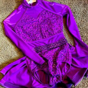 Girls dance costume